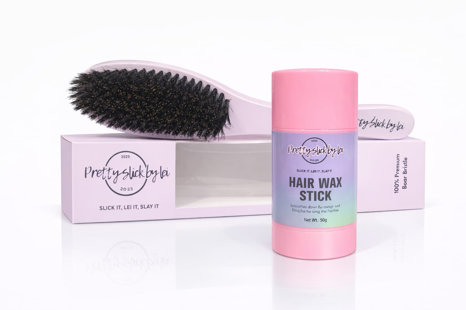 Large wax stick and Smoothing brush